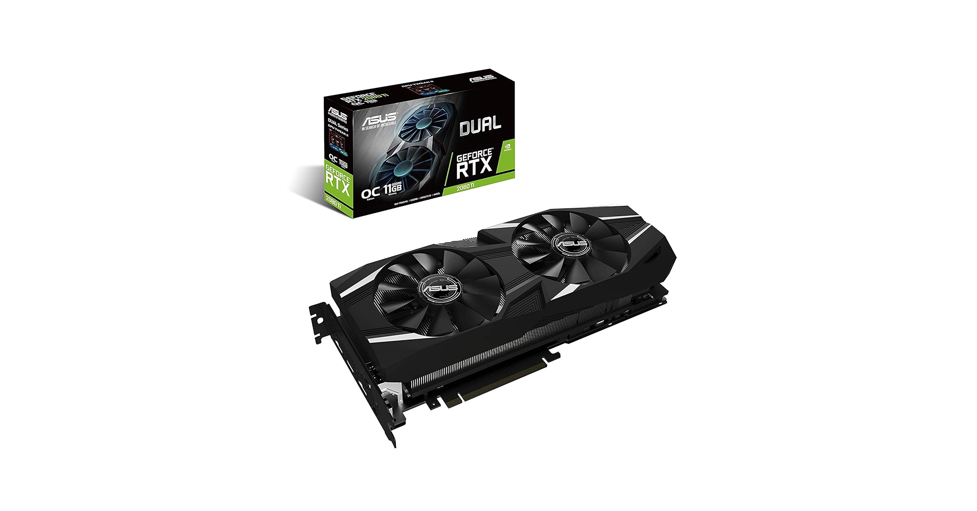 中古美品★ASUS GEFORCE RTX DUAL-RTX2080TI 11G Amazon.com: ASUS GeForce® RTX 2080 Ti O11G Dual-fan OC Edition